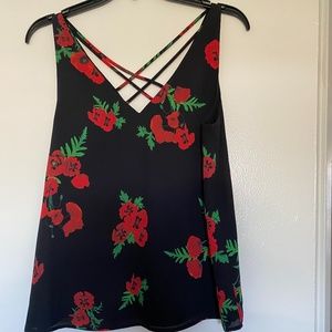 Express Strappy Floral Tank